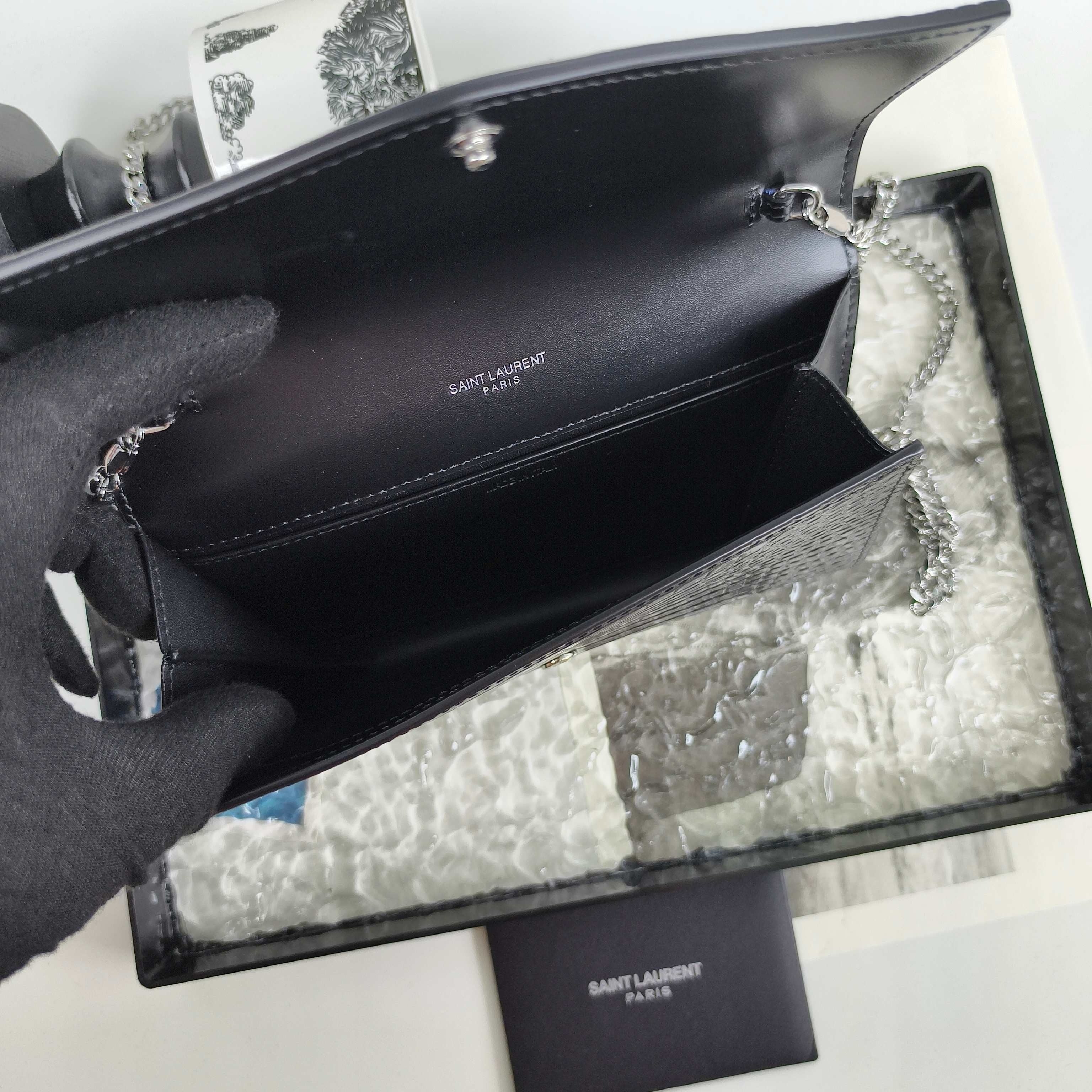 YS Mini Envelope Bag with Chain Strap  (Premium quality )