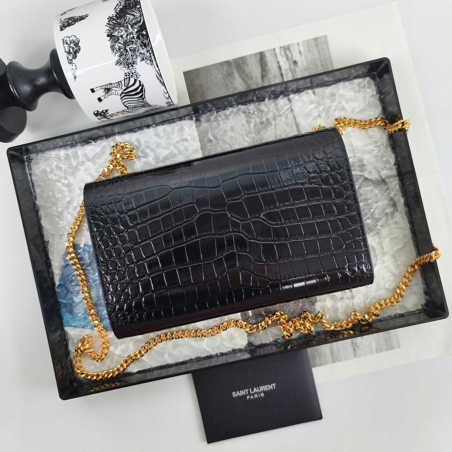 YS Mini Envelope Bag with Chain Strap (Premium quality )