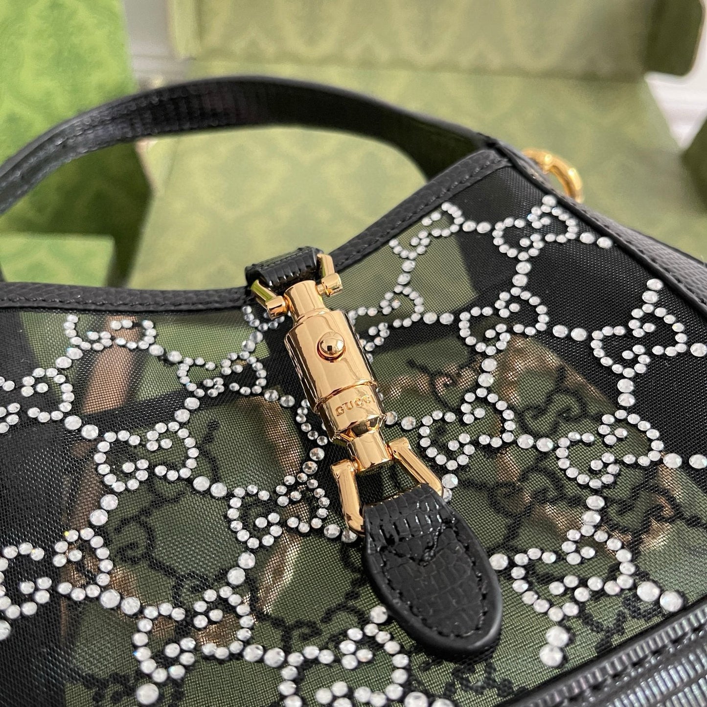 G Luxurious Lizard Pattern Bag