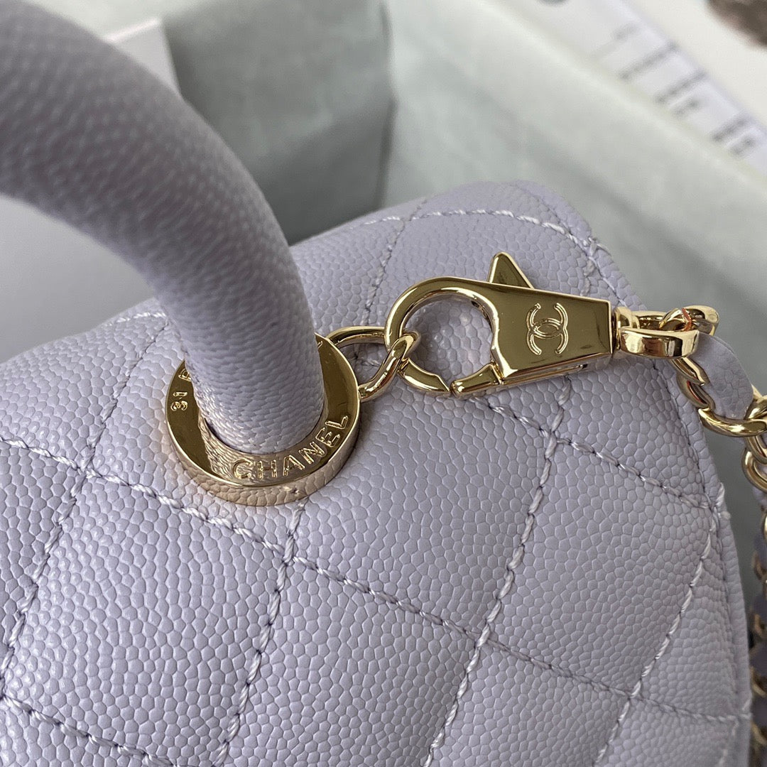 Mini Top Handle Flap Bag (𝑐𝑜𝑐𝑜 ℎ𝑎𝑛𝑑𝑙𝑒)