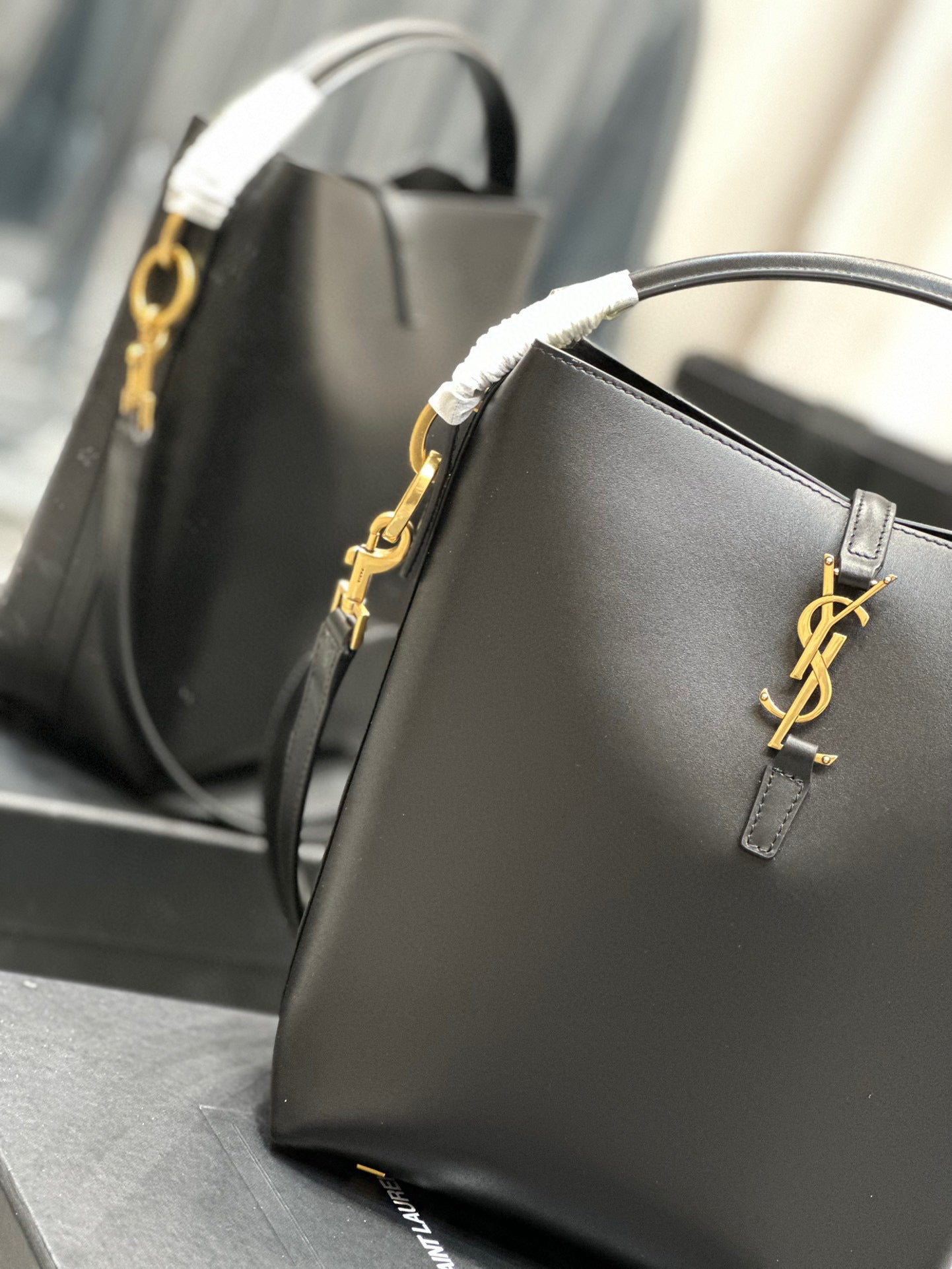 Y Bucket Bag in Original Italian Calfskin