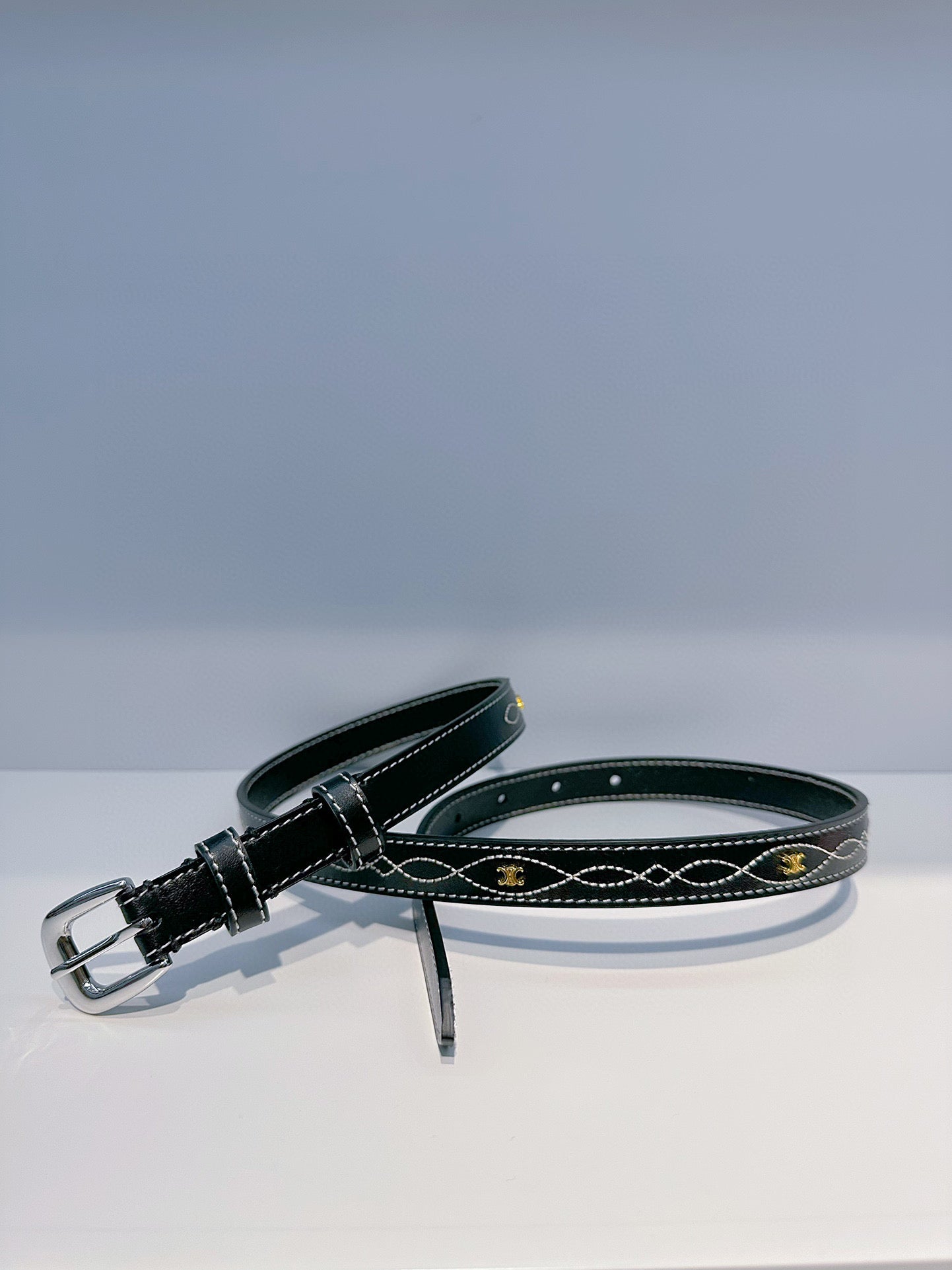 C Women's Belt – Handmade Tanneries Haas Novonappa Leather, Vintage French Style