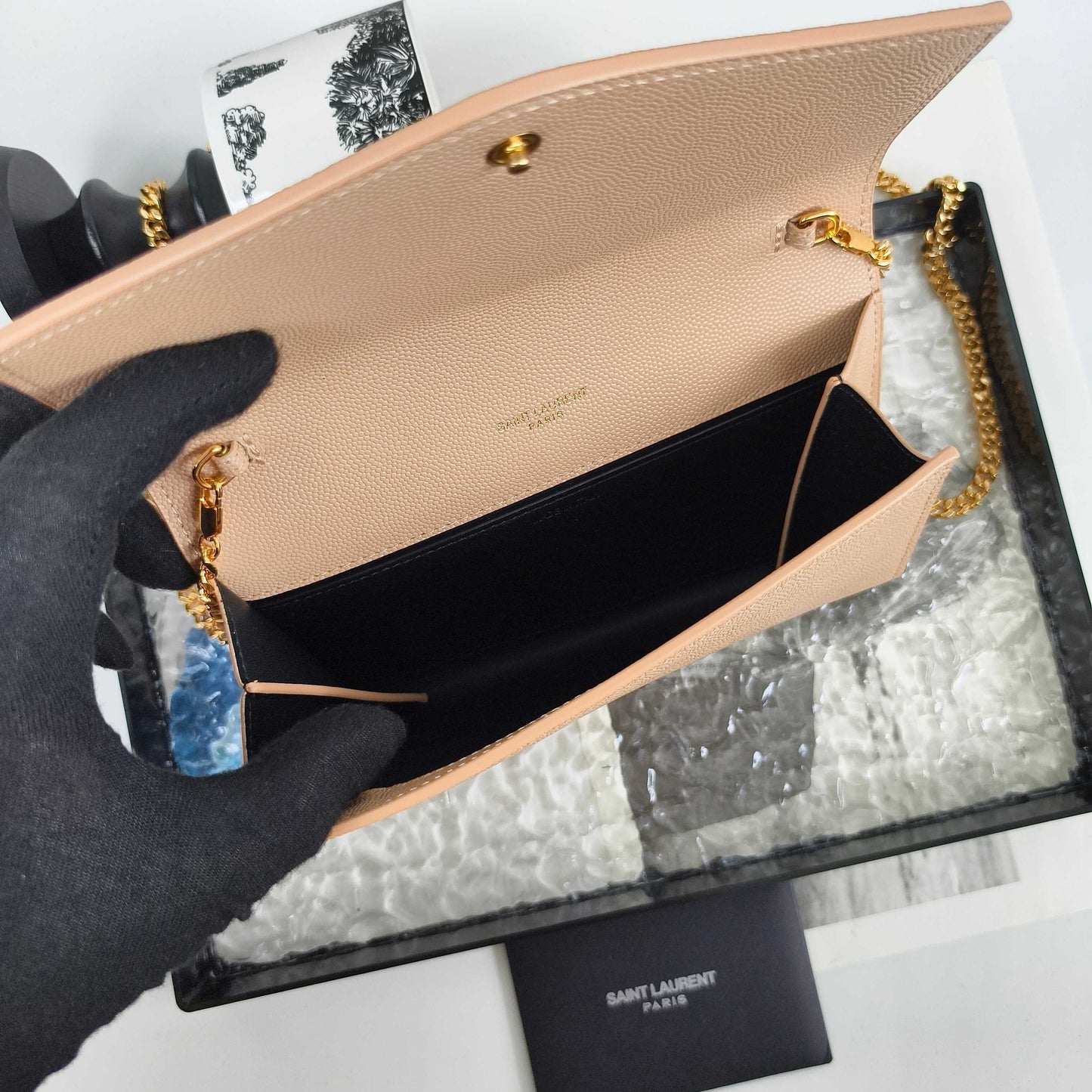 YS Mini Envelope Bag with Chain Strap (Premium quality )