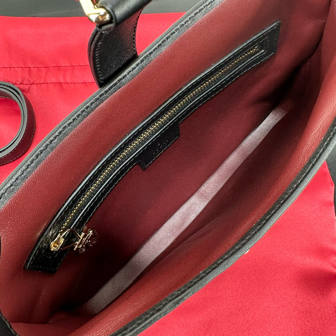 Classic Top Handle Bag with Double Straps