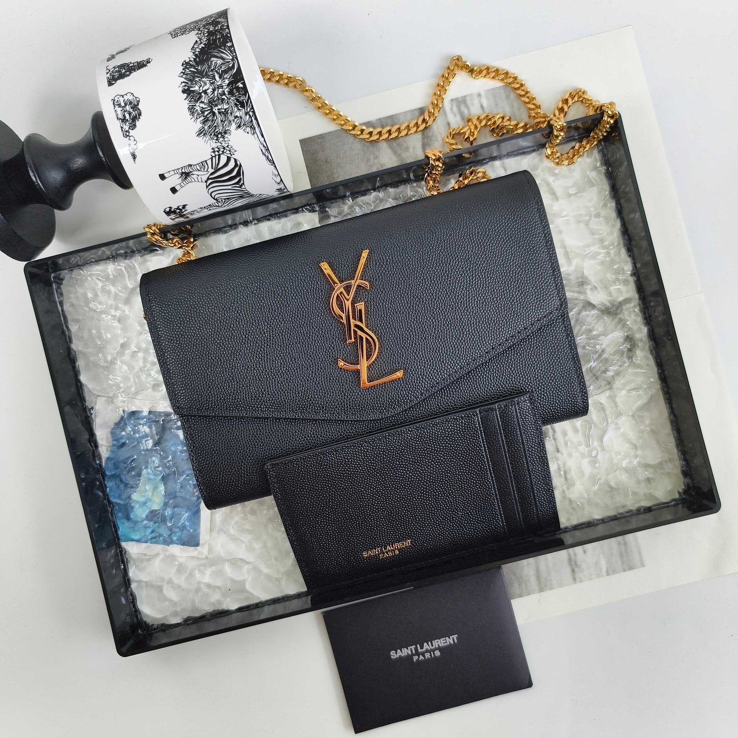 YS Mini Envelope Bag with Chain Strap (Premium quality )