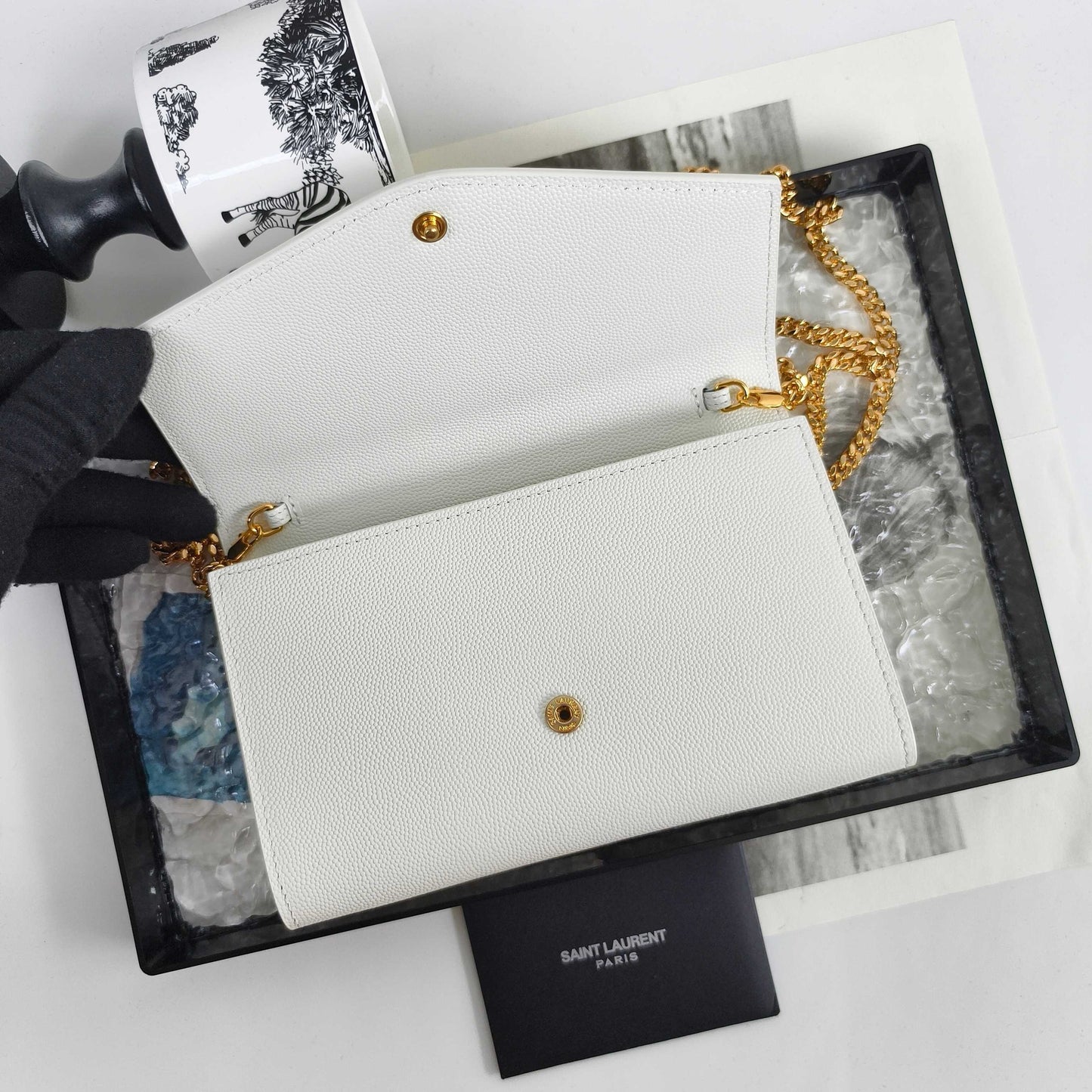 YS Mini Envelope Bag with Chain Strap (Premium quality )