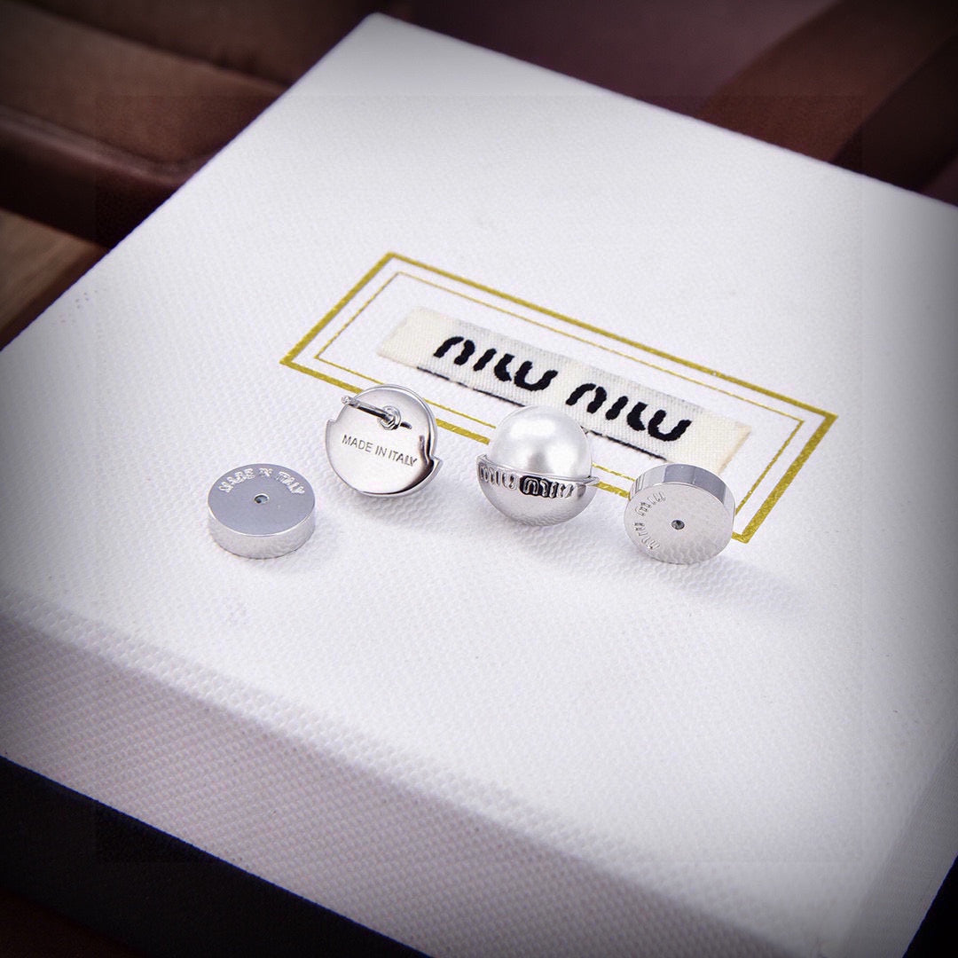 Gold-Tone Alphabet Stud Earrings