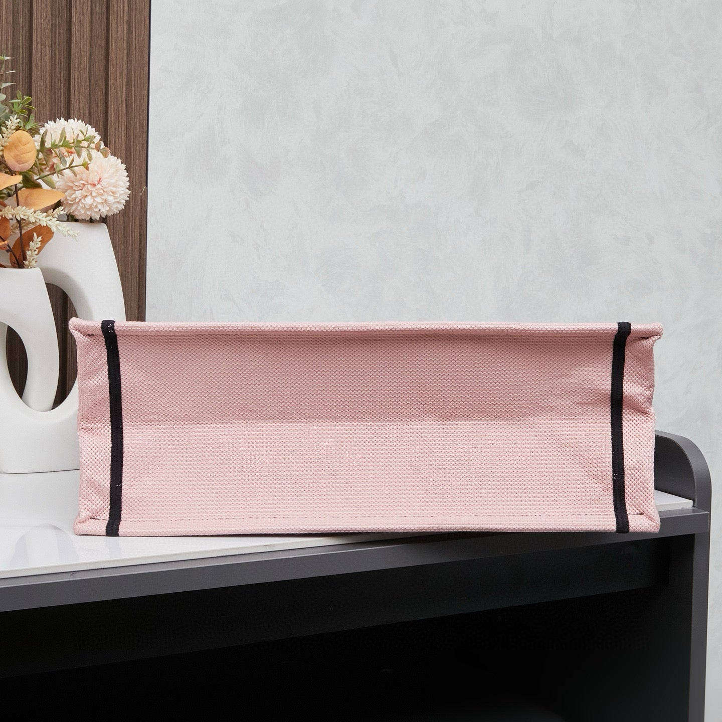 D Elegant Oversized Embroidered Tote Bag