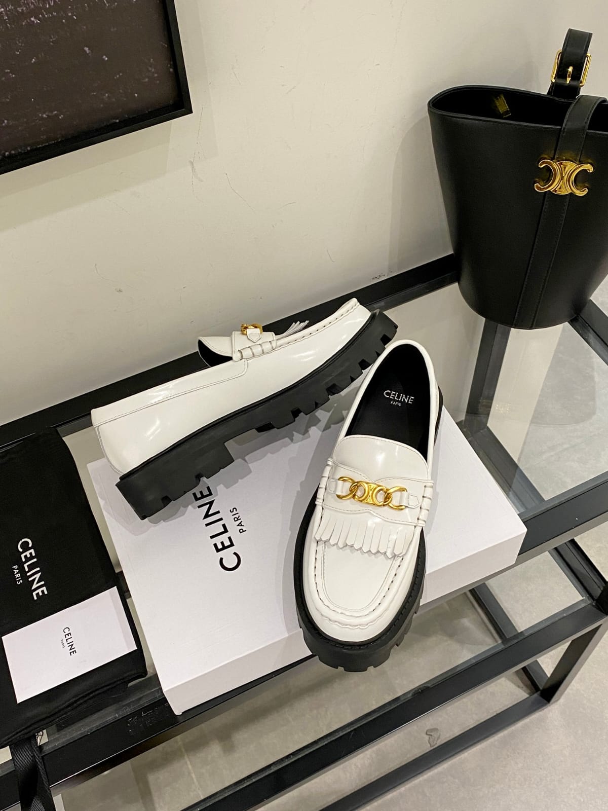 Elegant Thick-Soled Tassel Loafers