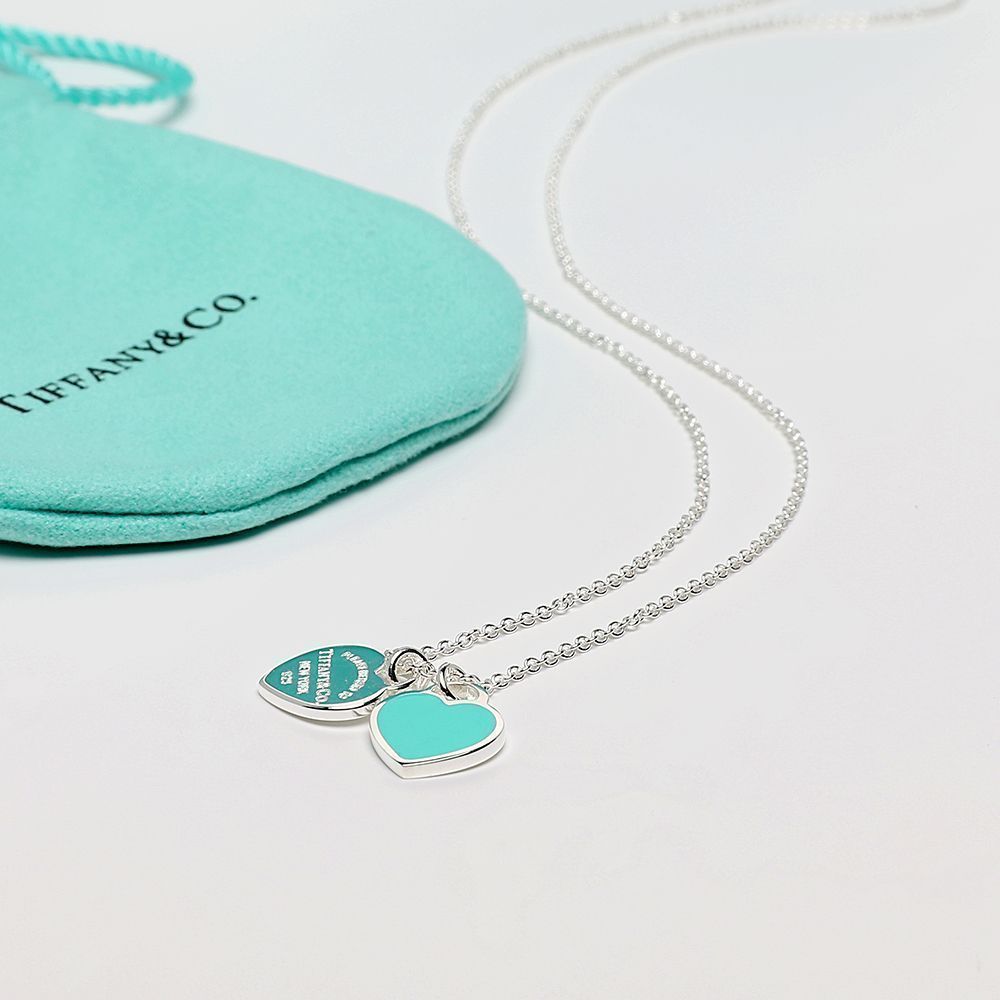 Authentic Double Heart Necklace – 925 Silver