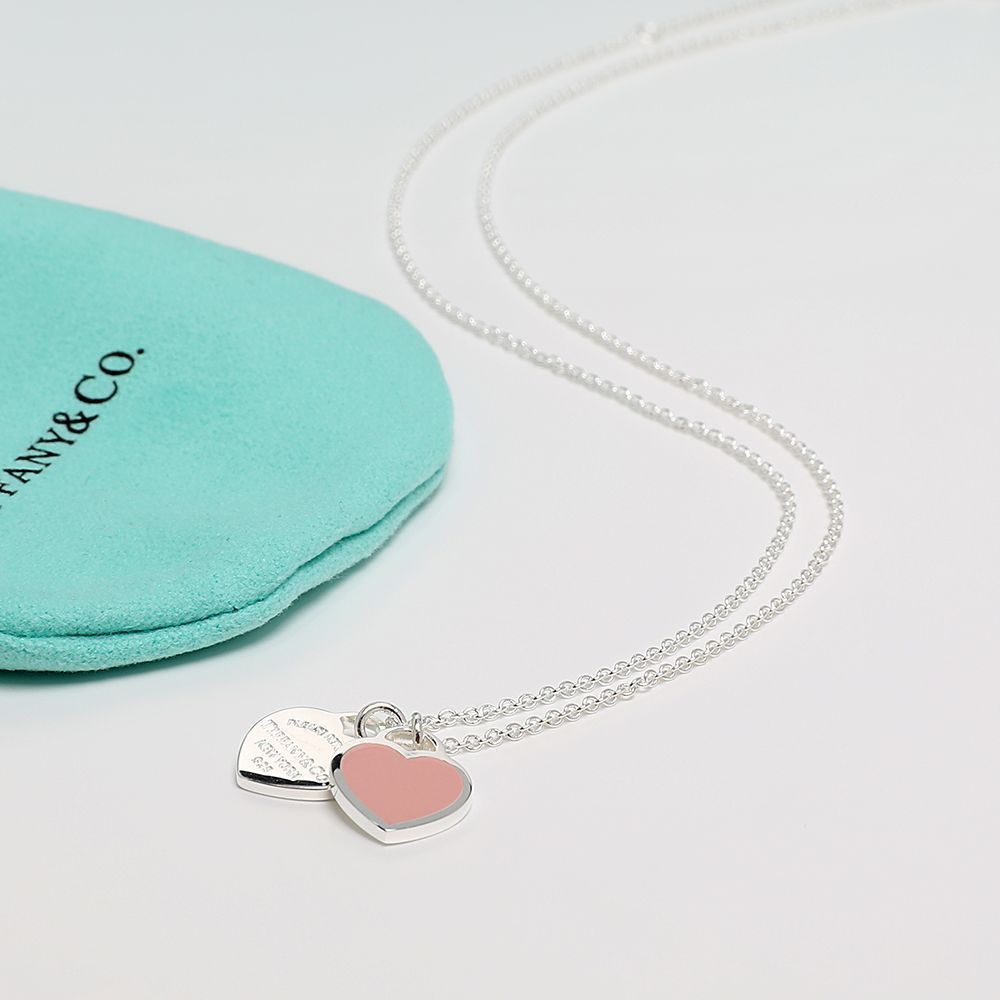 Authentic Double Heart Necklace – 925 Silver