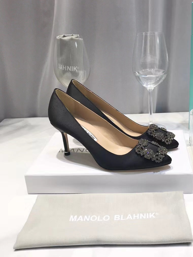 Upgraded Crystal Buckle Heels – Timeless Elegance ✨