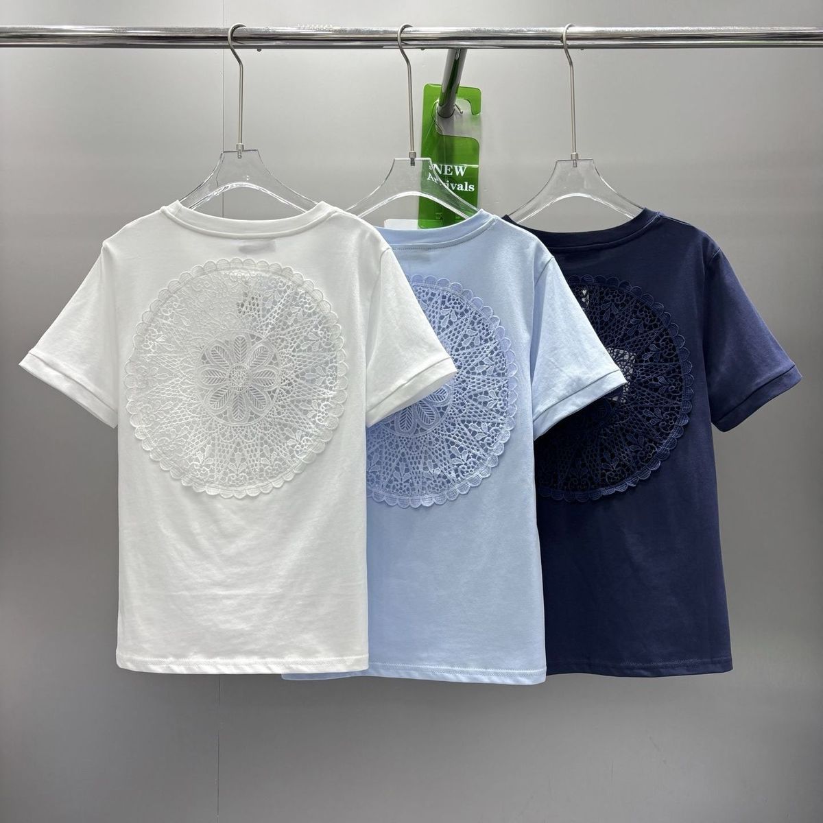 LW Lace T-shirt in cotton