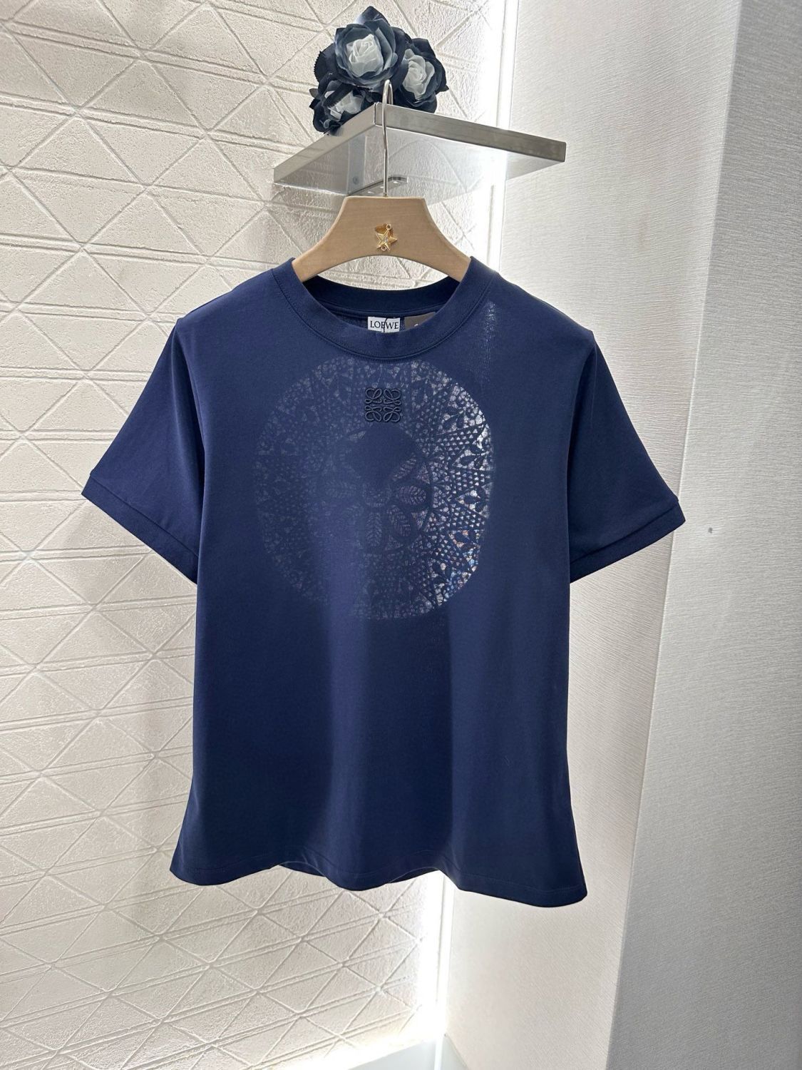 LW Lace T-shirt in cotton