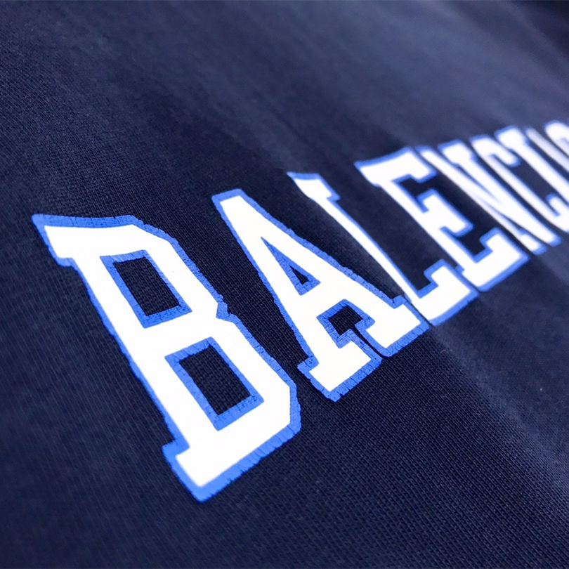 Unisex Cracked Letter Print T-Shirt