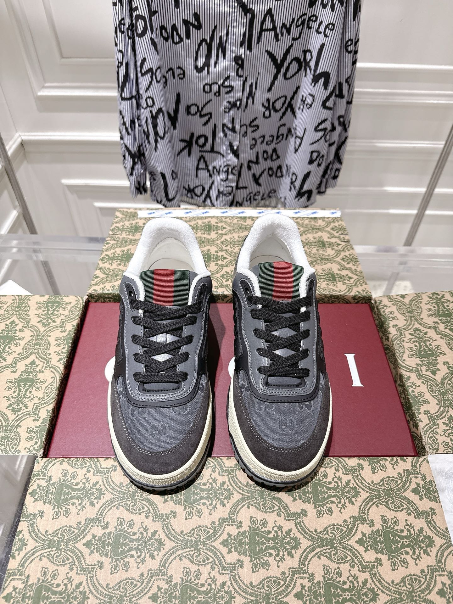 Vintage-Inspired Distressed Sneakers