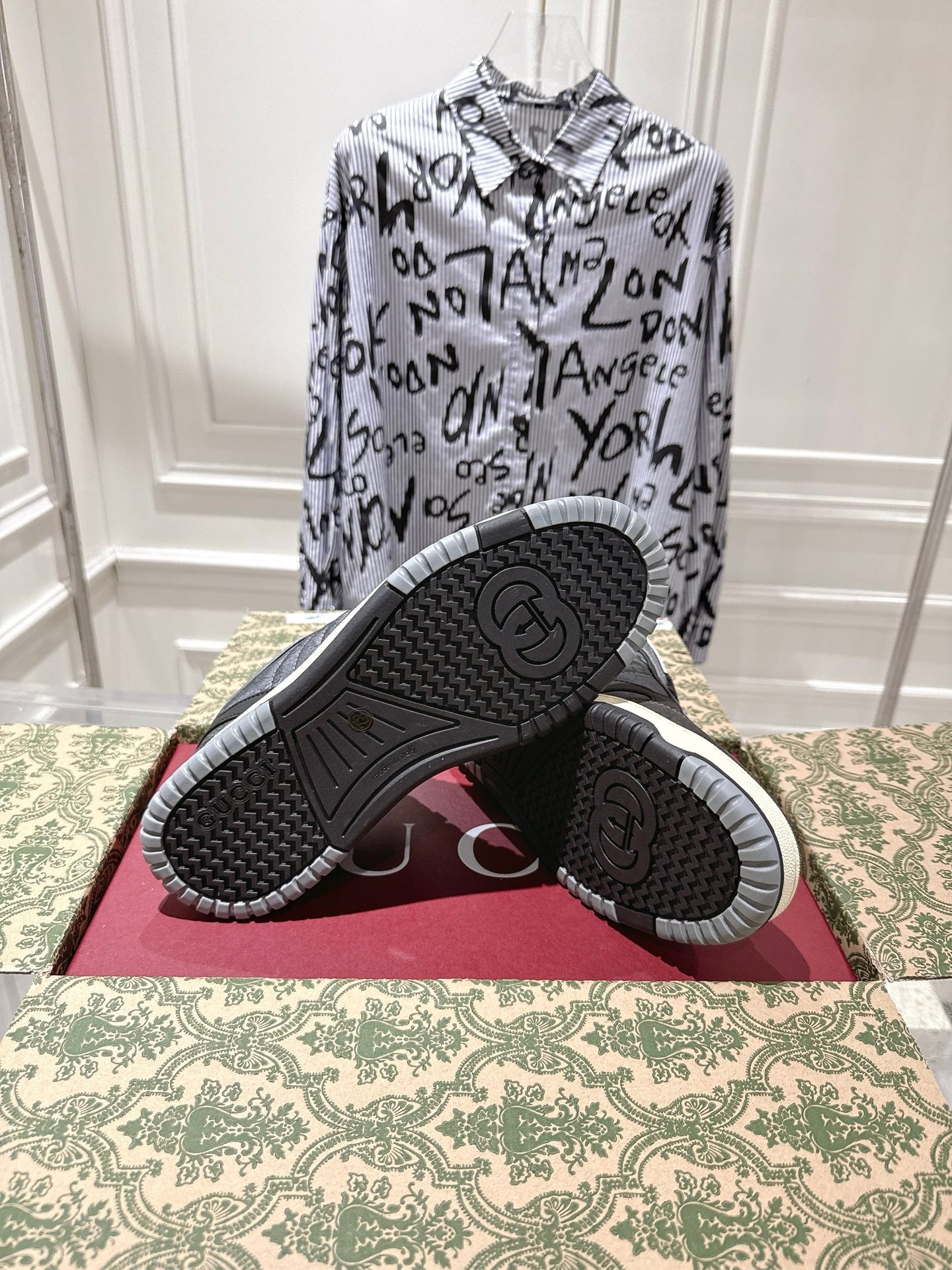 Vintage-Inspired Distressed Sneakers