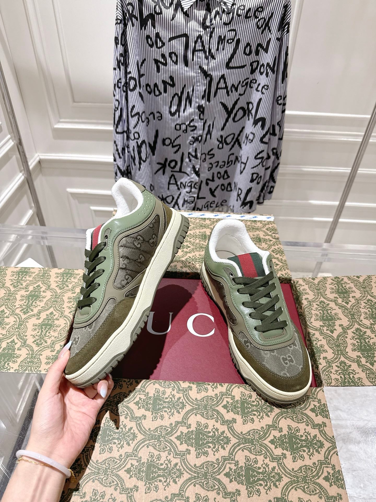 Vintage-Inspired Distressed Sneakers