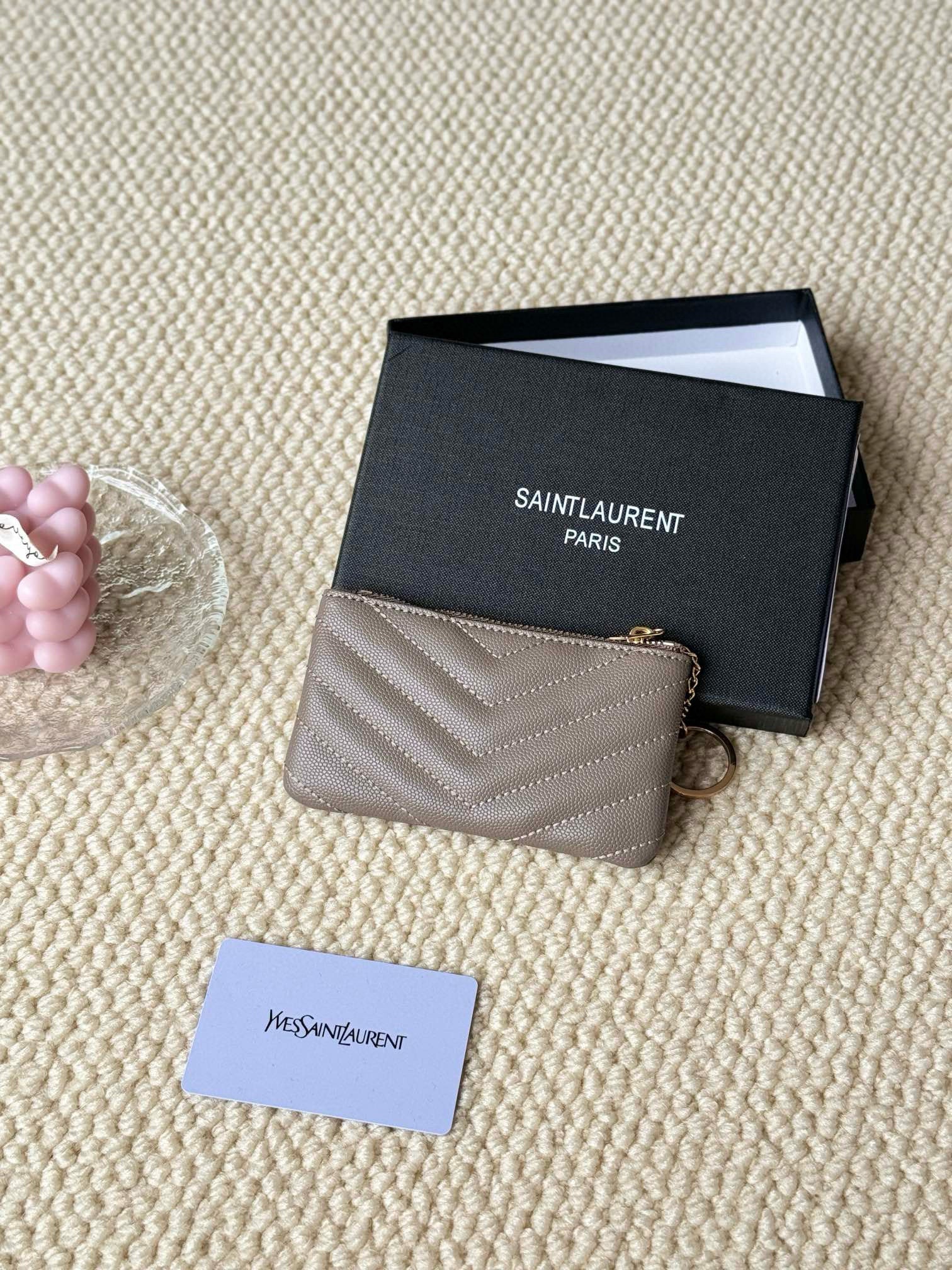 Luxury Quilted Key Pouch