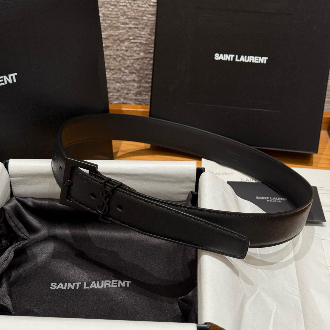 Premium Smooth Calfskin Belt – 3.0cm