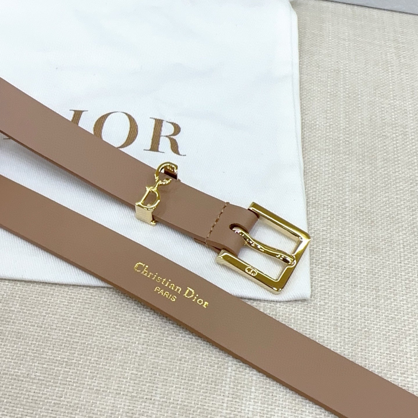 Slim Reversible Leather Waist Belt – 2.0cm