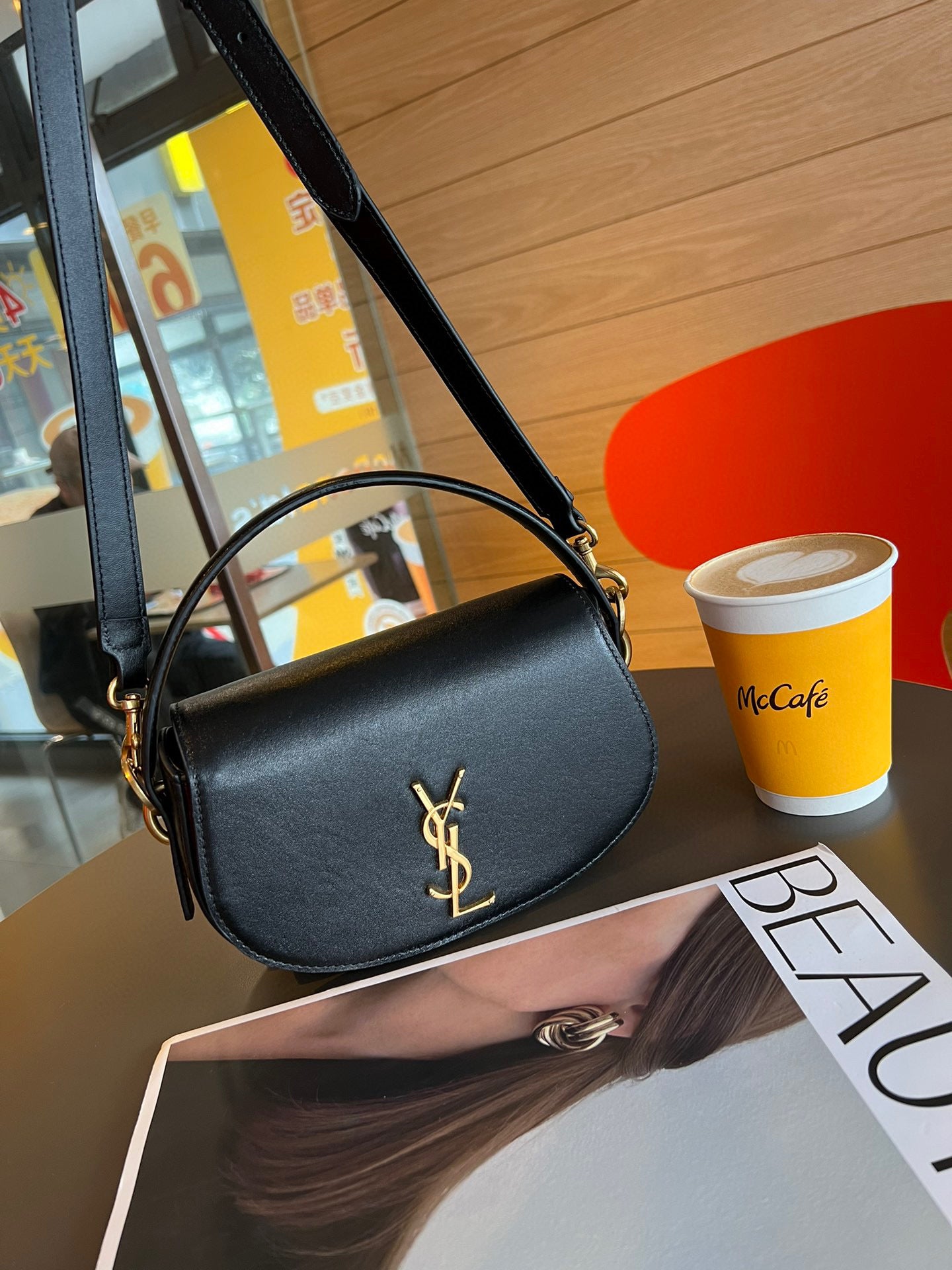 YS Half-Moon Handbag