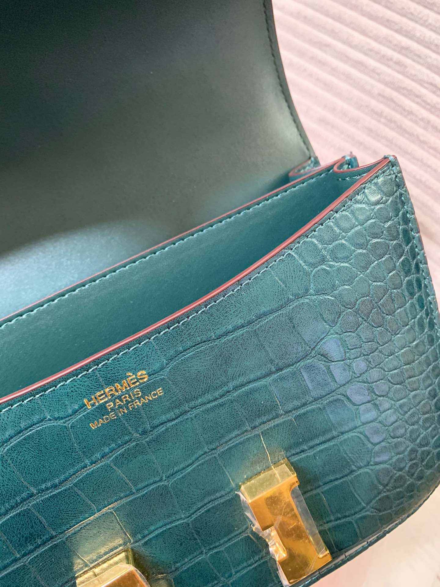 Crocodile-Patterned Bag from the Constance Collection