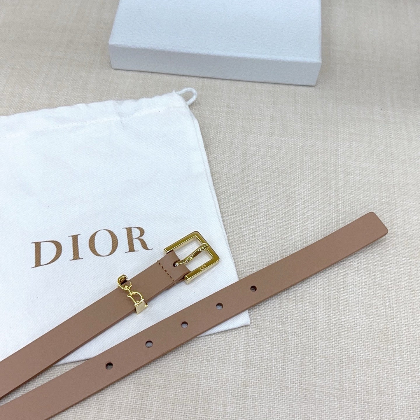 Slim Reversible Leather Waist Belt – 2.0cm