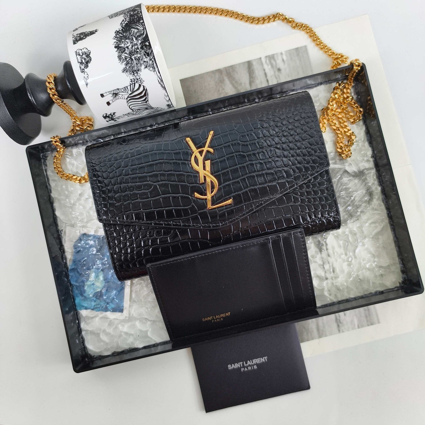 YS Mini Envelope Bag with Chain Strap (Premium quality )