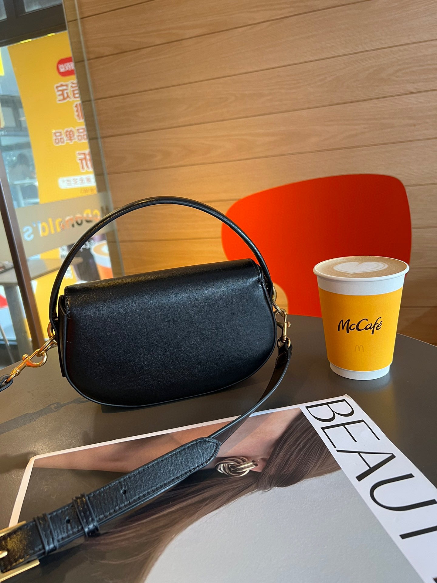 YS Half-Moon Handbag