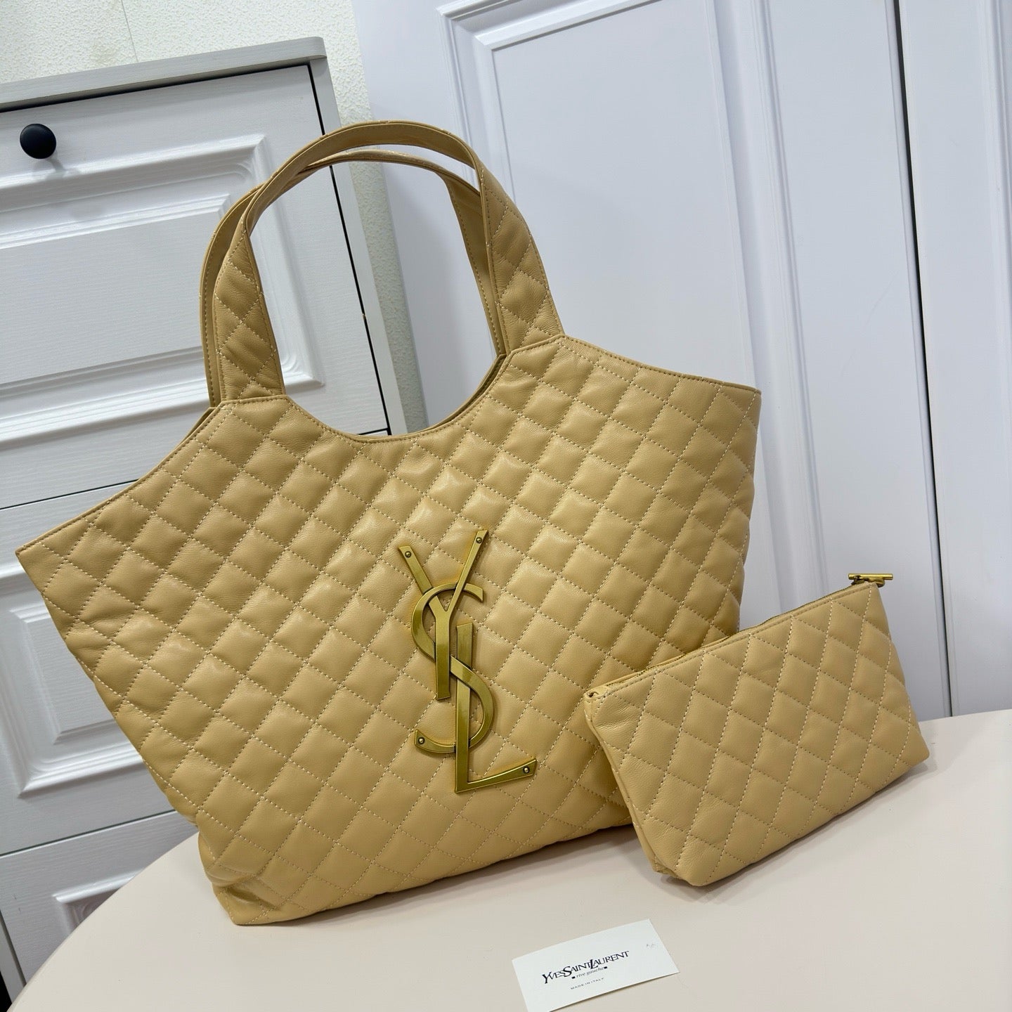 Quilted Oversized Tote Bag – Style 8019
