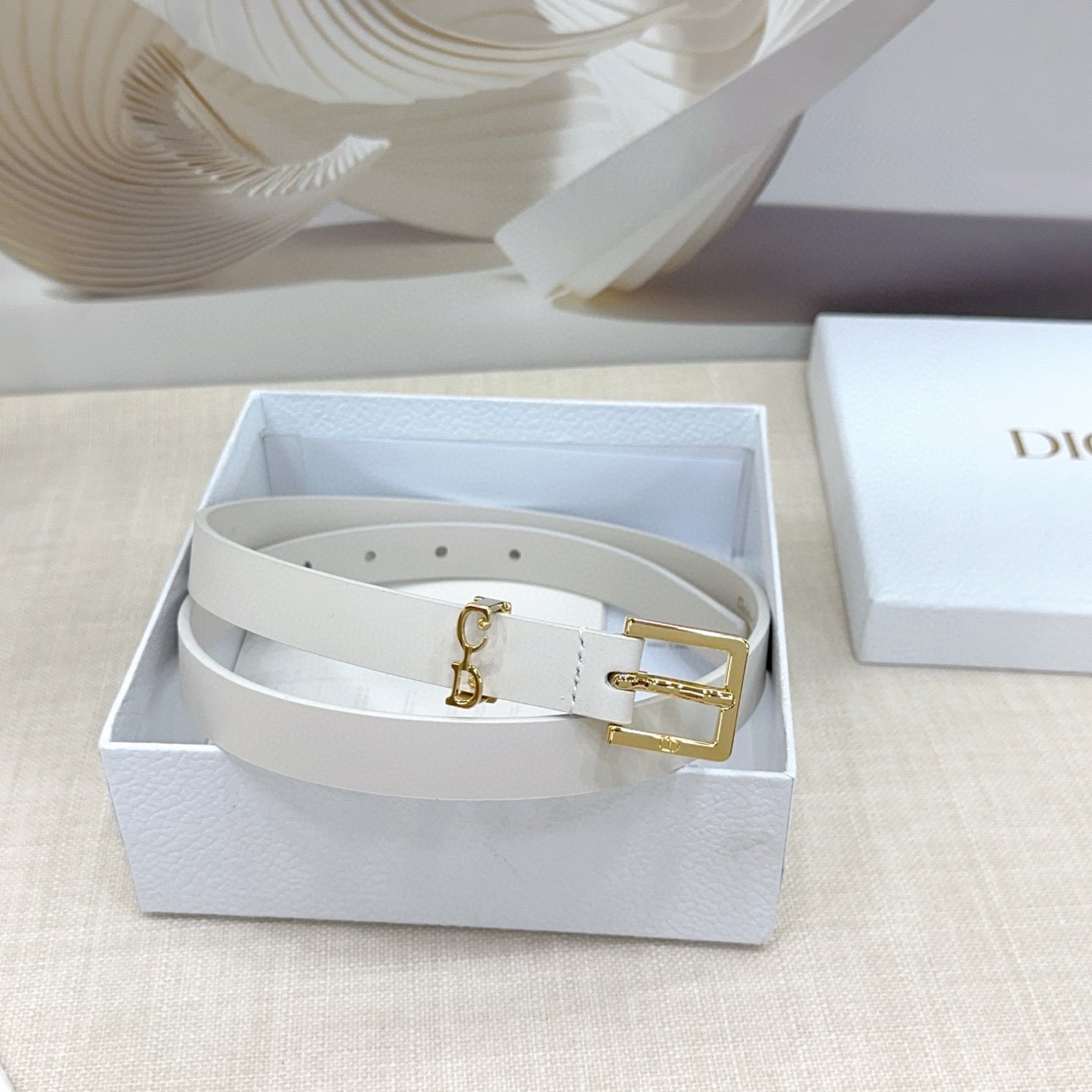 Slim Reversible Leather Waist Belt – 2.0cm