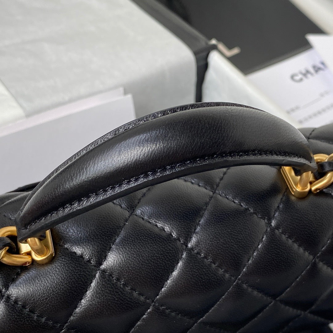 Mini Quilted Handle Flap Bag (Premium Quality)
