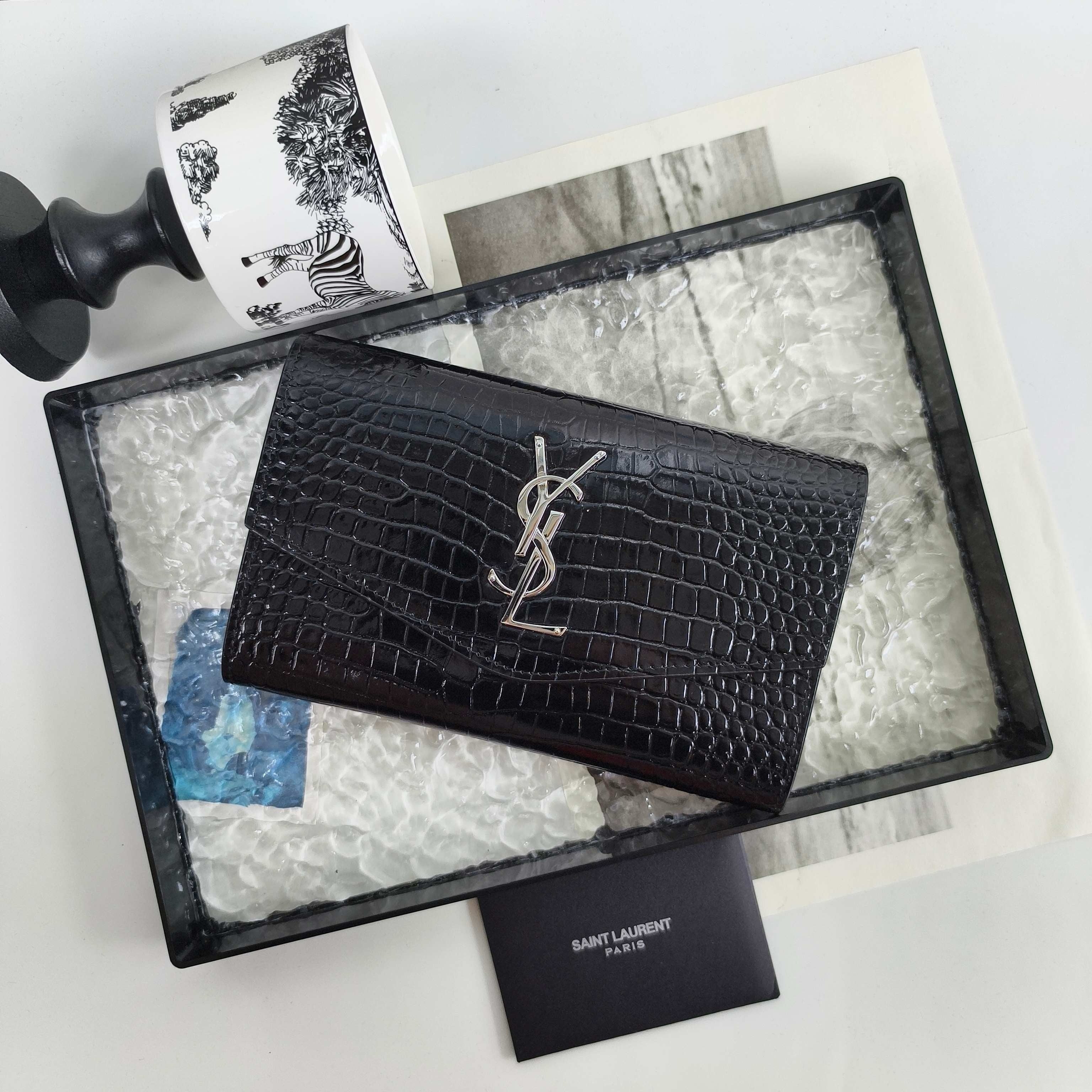 YS Mini Envelope Bag with Chain Strap  (Premium quality )