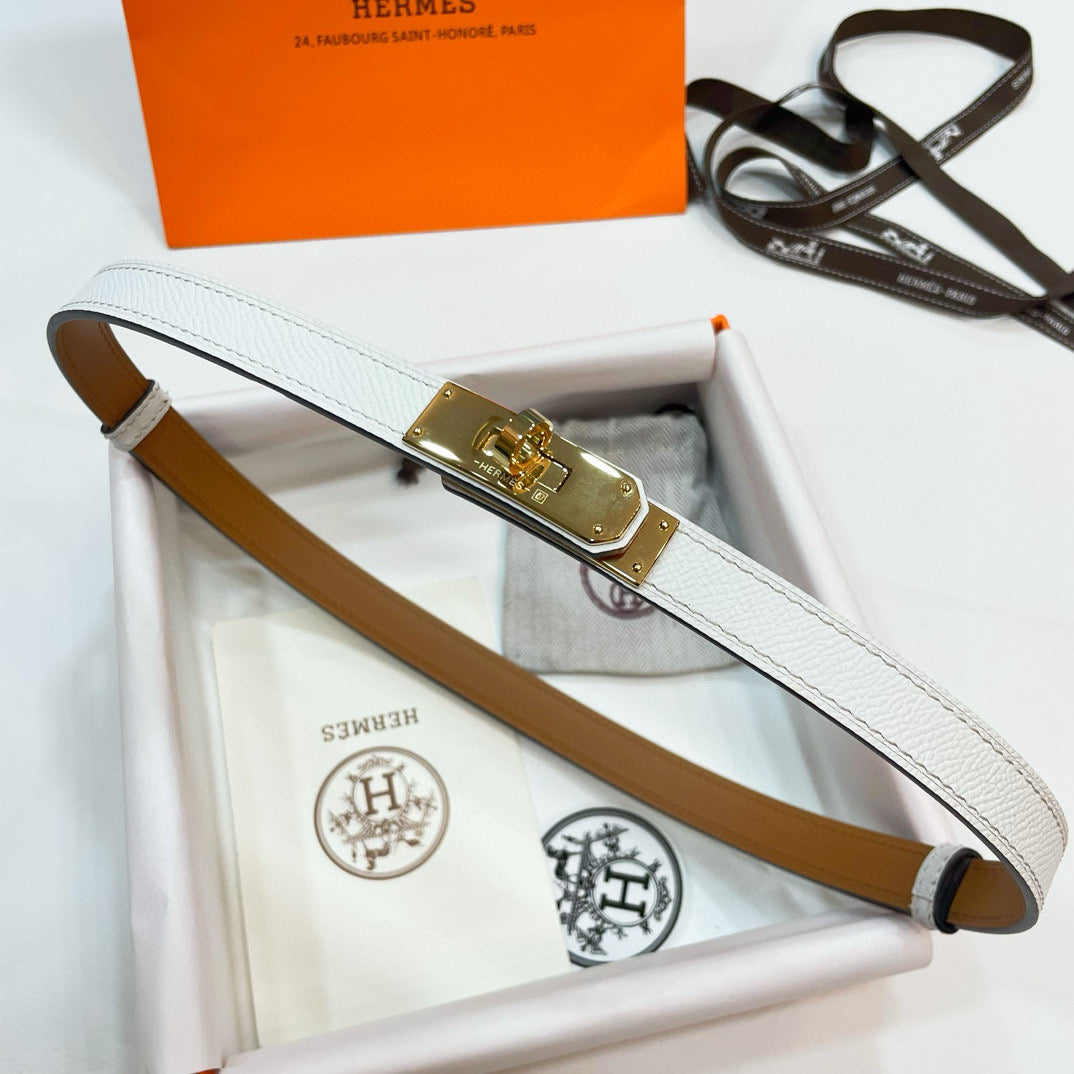 Slim Leather Waist Belt – Adjustable Fit