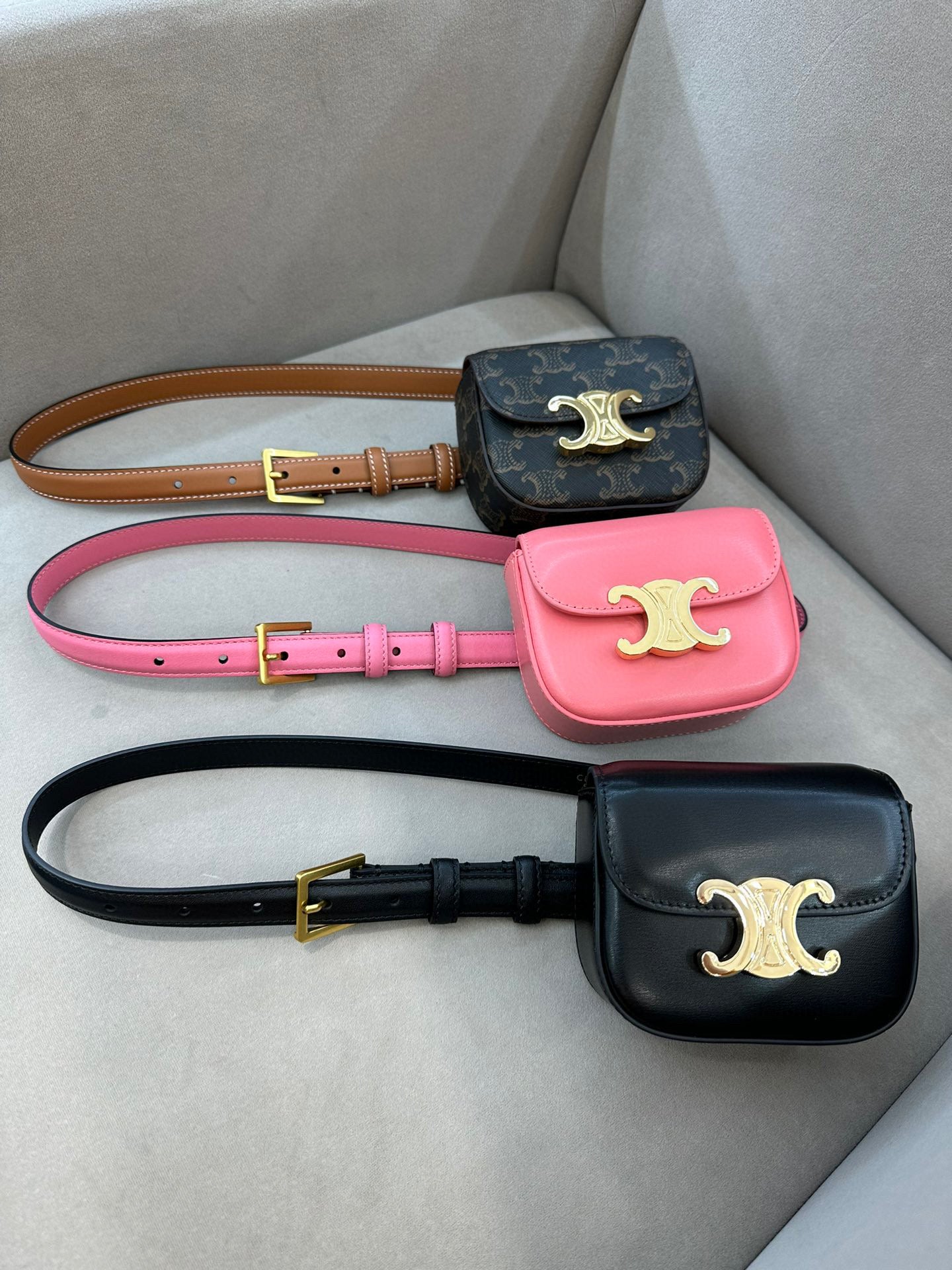 3-in-1 Women's Belt  Pouch Set