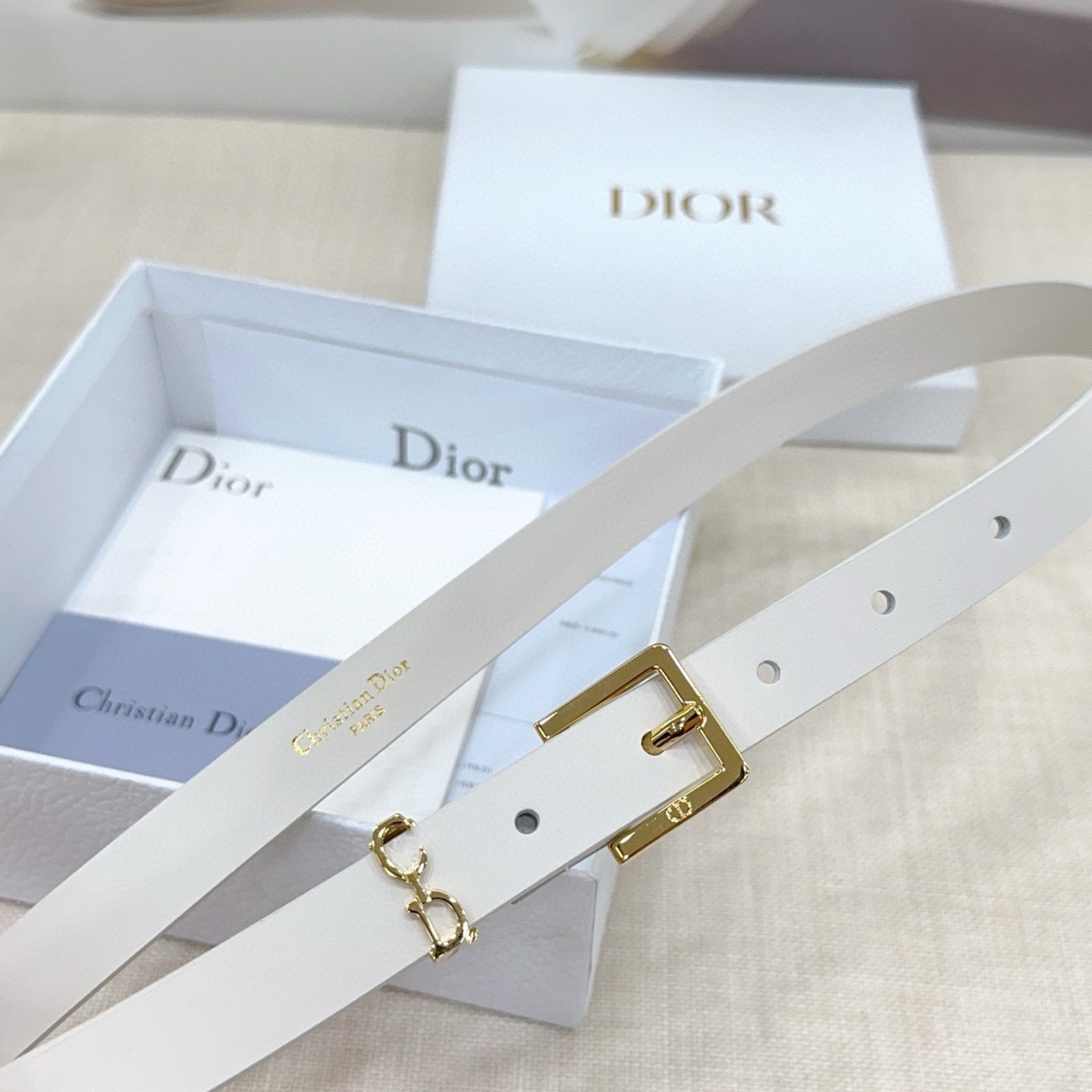 Slim Reversible Leather Waist Belt – 2.0cm