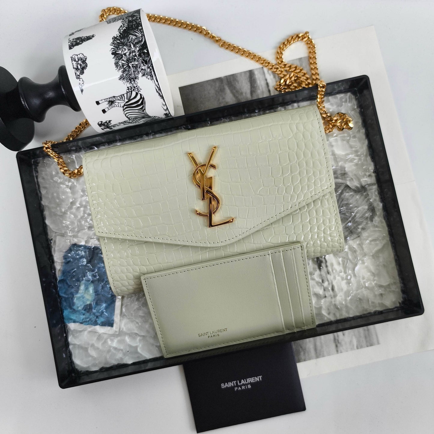 YS Mini Envelope Bag with Chain Strap (Premium quality )
