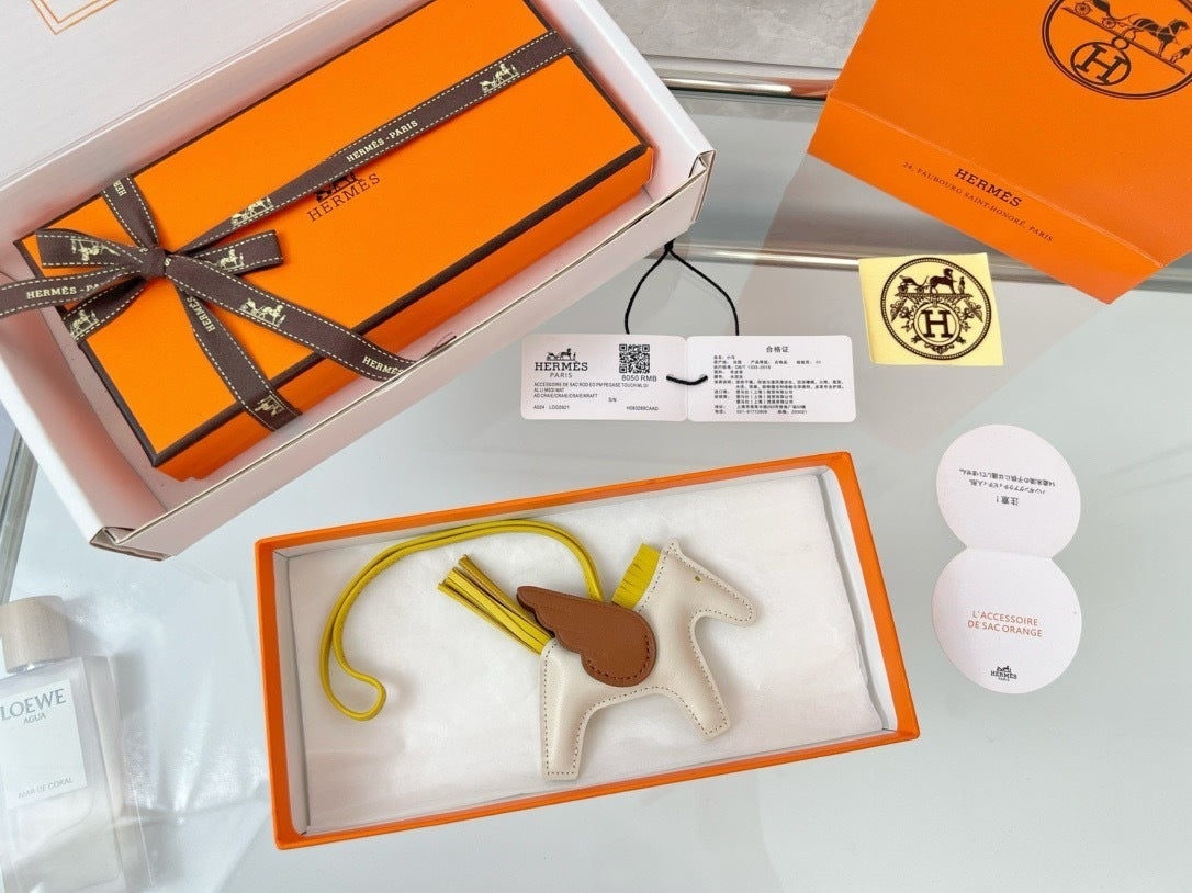 Premium Quality – Leather Pegasus Bag Charm (2025 New Model)