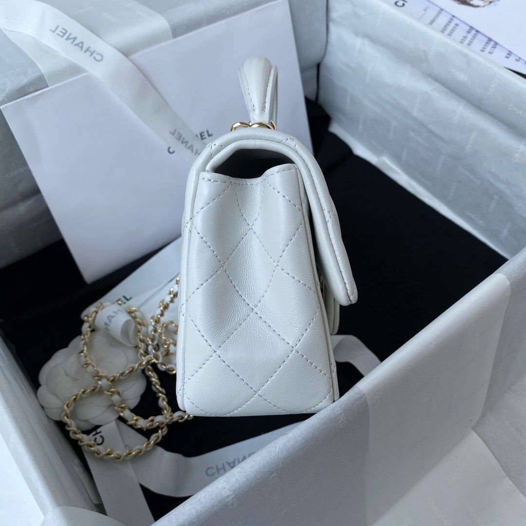 Mini Quilted Handle Flap Bag (Premium Quality)