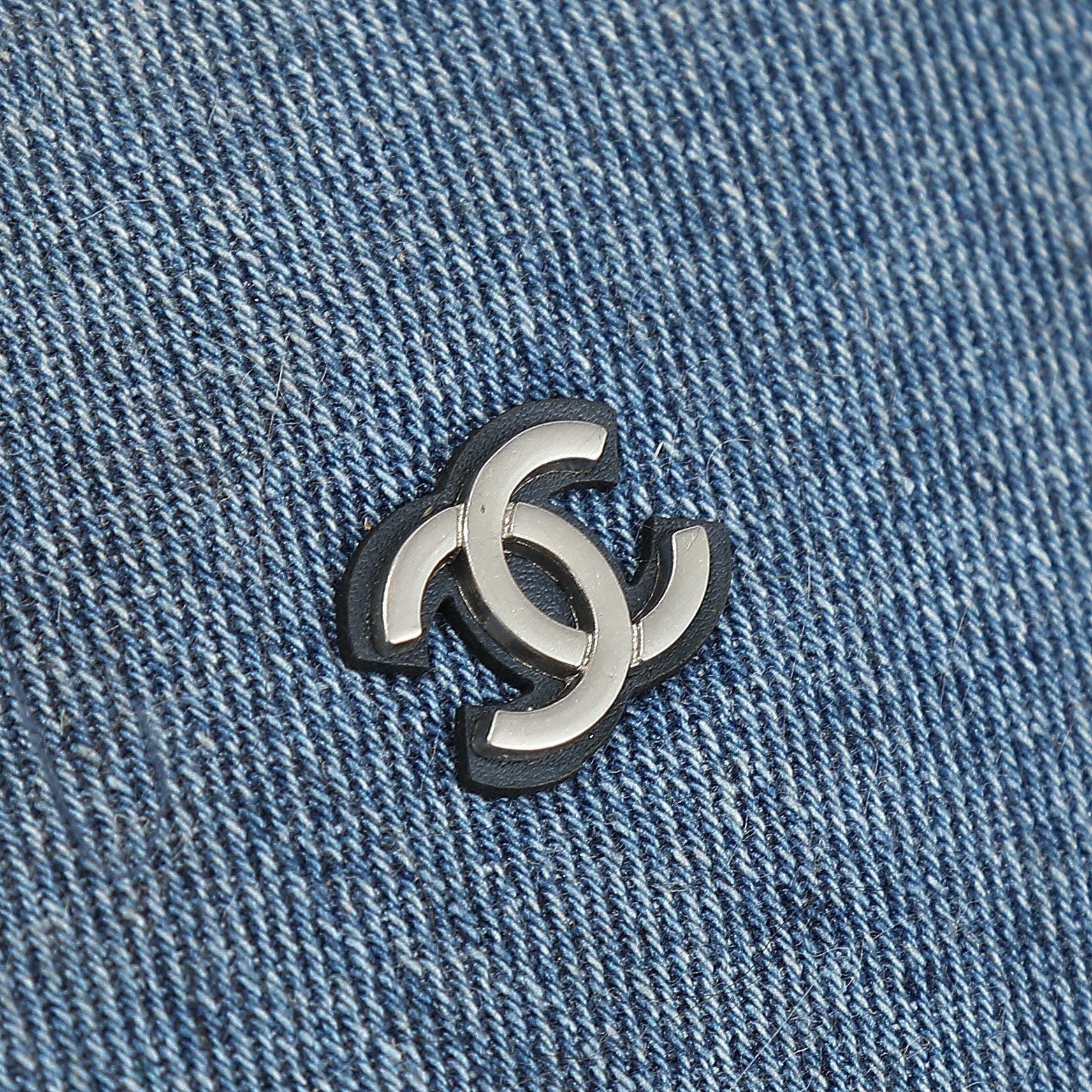 24P Denim Trash Bag Tote