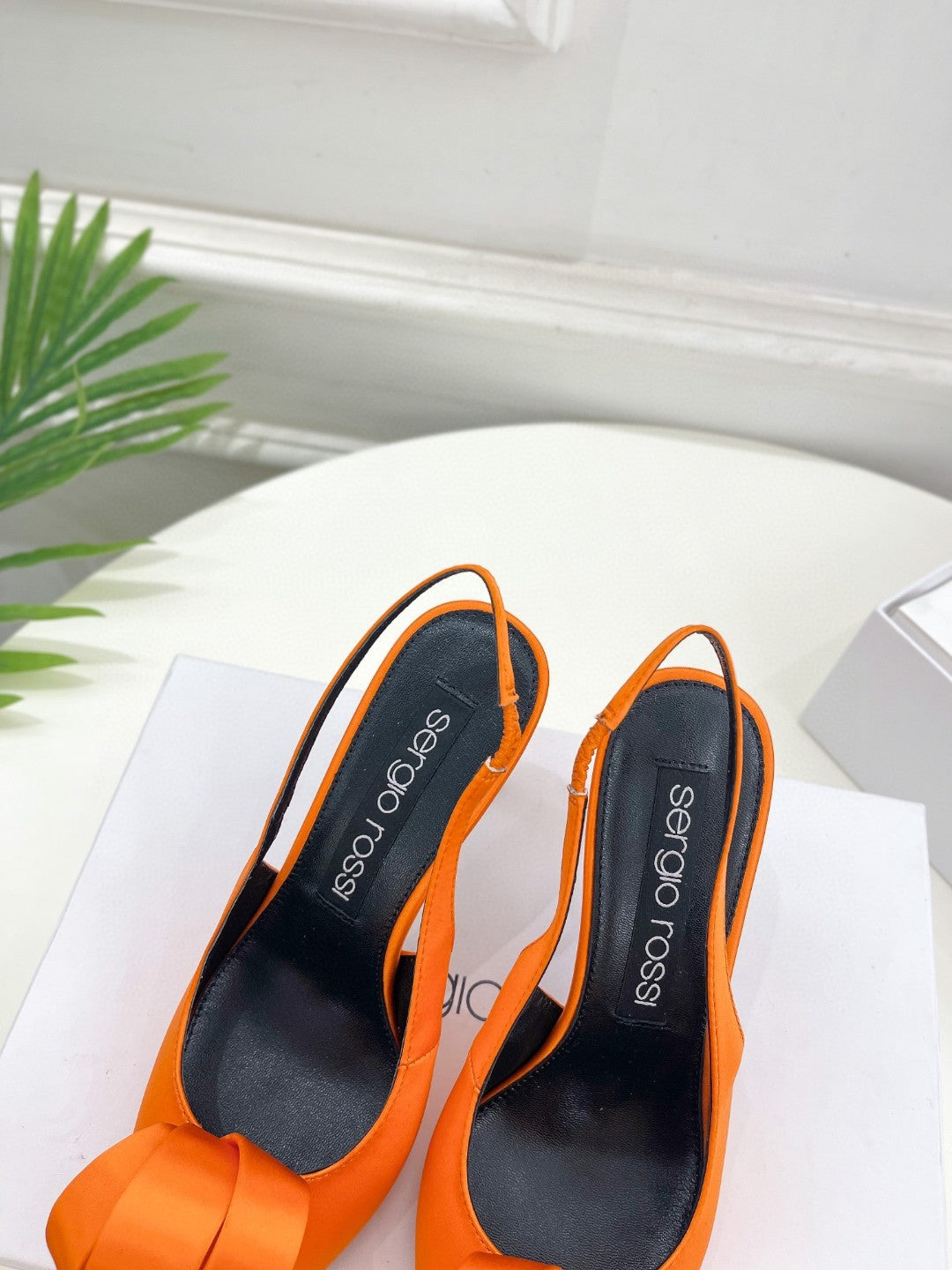 SR Rolled-Flower Toe High-Heeled Silk Sandals