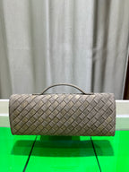 Frosted Leather Evening Handbag