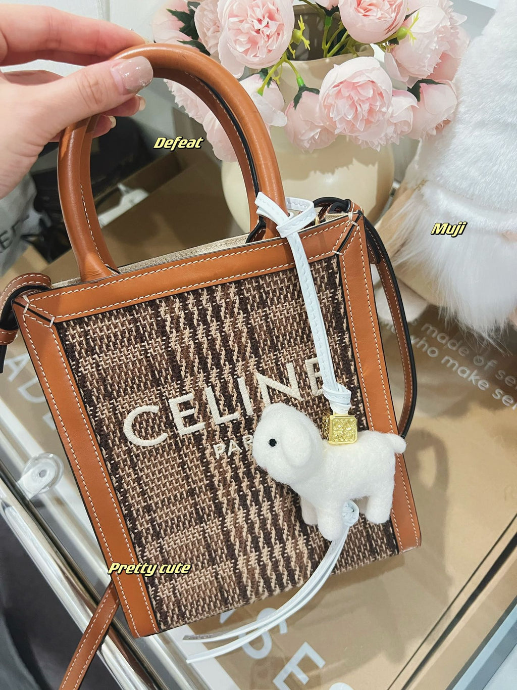 Felt & Leather Bunny Charm 🐰