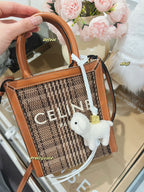 Felt & Leather Bunny Charm 🐰