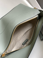 Premium Geometric Soft Leather Shoulder Bag – DSX