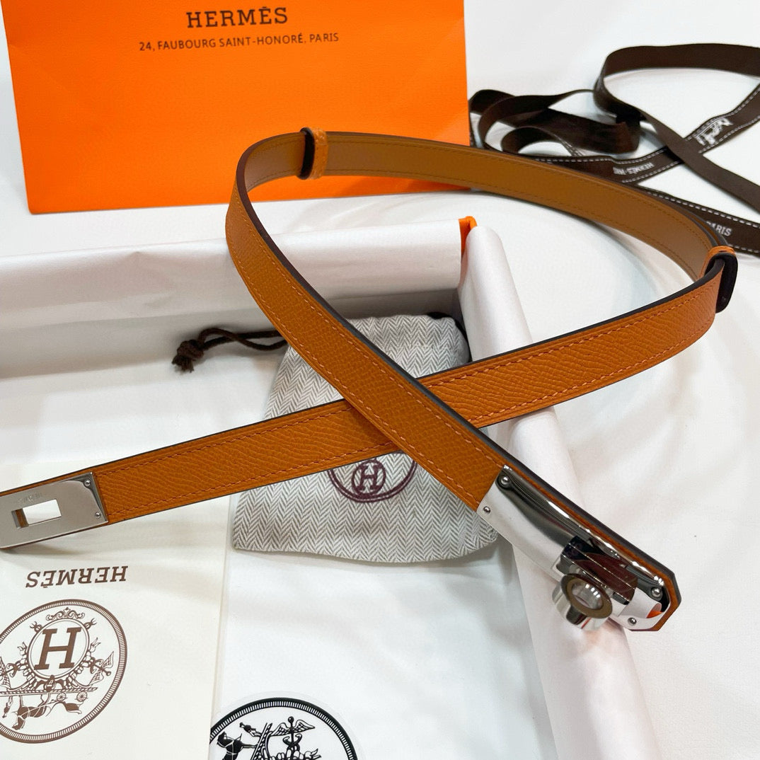 Slim Leather Waist Belt – Adjustable Fit