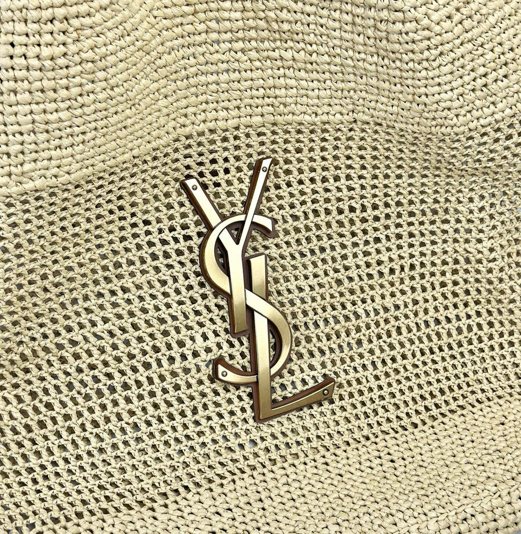 ICARE Natural Raffia Large Handwoven Tote Bag (High quality )