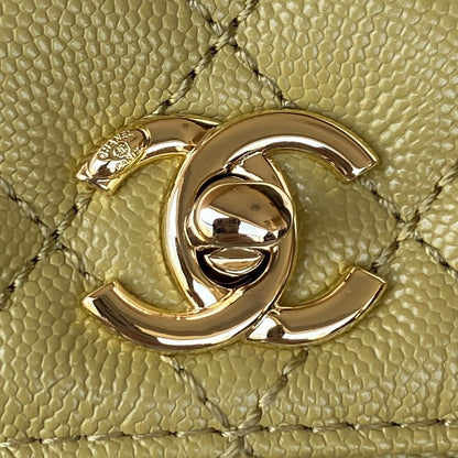 Mini Top Handle Flap Bag (𝑐𝑜𝑐𝑜 ℎ𝑎𝑛𝑑𝑙𝑒)