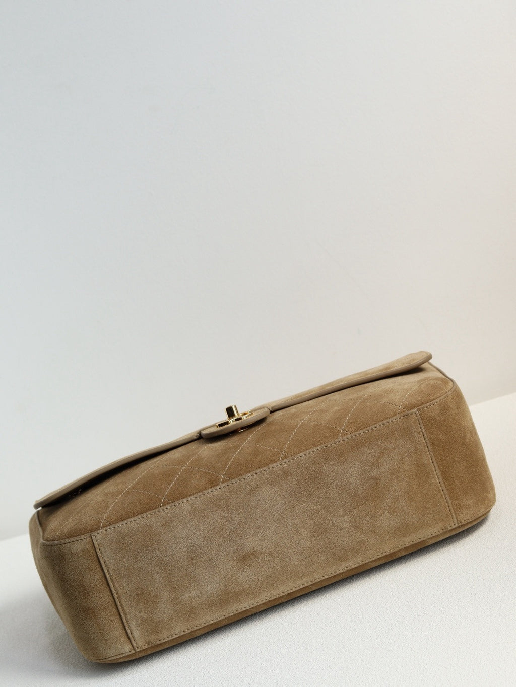 26S Suede & Calfskin Maxi Flap Bag | (Premium Quality+++)